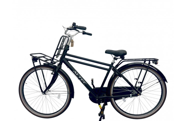 Herenfiets Altec Dutch 28inch Transportfiets N-3 Heren 57cm Mat zwart