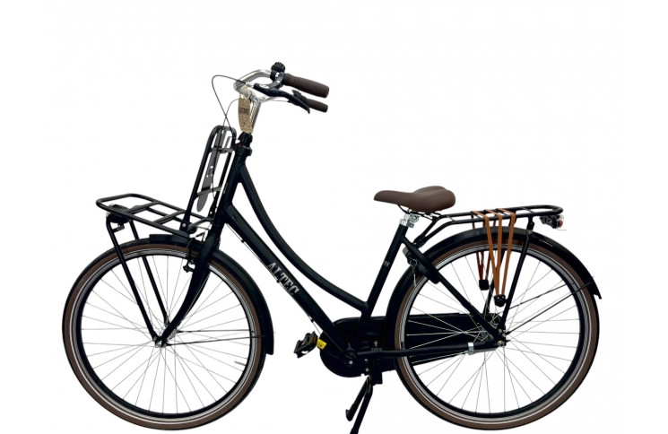 Damesfiets Altec Vintage Transportfiets N-3 Mat Zwart 50cm