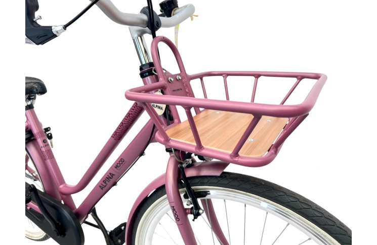Damesfiets Alpina Mood 26" 42cm donkerpaars mat