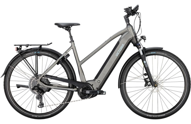 VICTORIA Elektrische trekkingfiets TRESALO 16 28"/53cm-L/11/vleermuiszwart mat/02981348