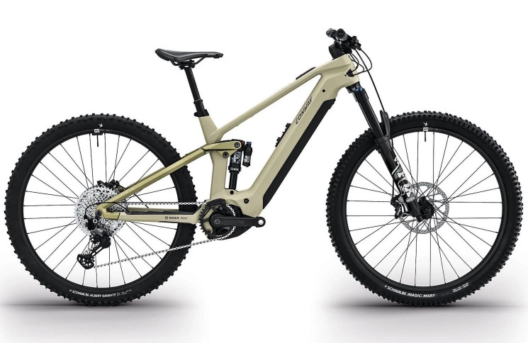 CONWAY Elektrische MTB Full-Suspension Xyron LT 9.0 №2 29"/46cm-XL/12/woestijnmat - brons mat/02810837