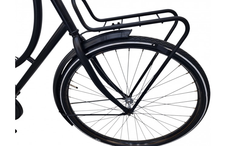 Damesfiets Black Oma 28"/57cm/zwart