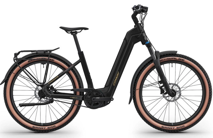 CONWAY Elektrische SUV Cairon C 1.0 B RBN 800 №1 27.5"/49cm-L/8/zwart - goud/02811041