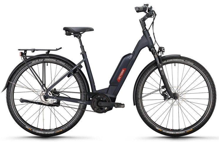 VICTORIA Elektrische trekkingfiets CYSALO 13 №1 28"/44cm/7/vleermuiszwart/02920054