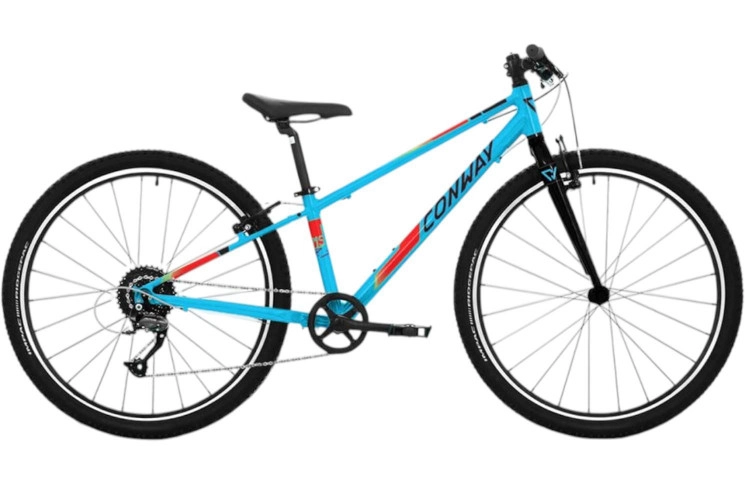 CONWAY MTB kinder- / jeugdfiets MS 260 rigid 26"/31cm/9/turquoise metallic - zwart/02890242
