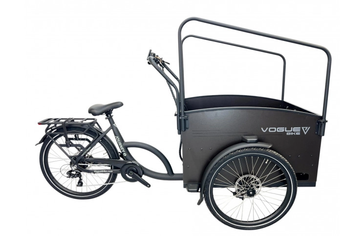 E-CARGO VOGUE JOURNEY-S torquesensor, 7dr, matt-black-black (36V 14.5Ah 522Wh)
