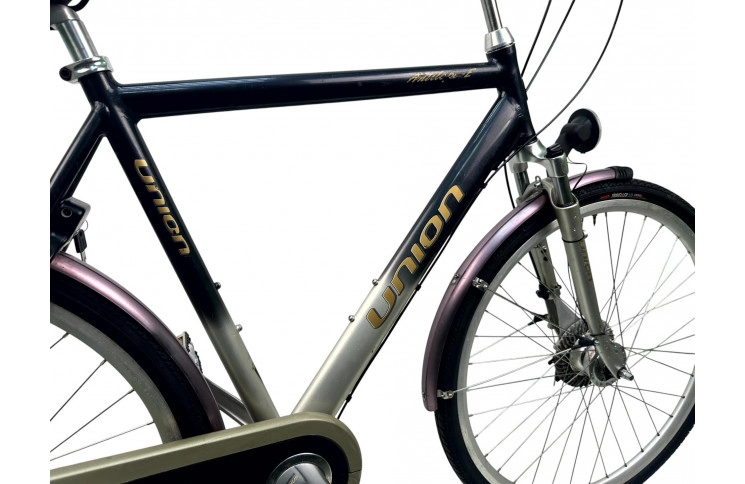 Herenfiets Union 28"/57cm/Blauw-grijs
