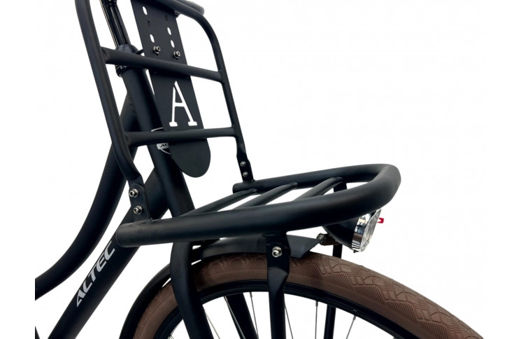 Damesfiets Altec Classic Transportfiets 53cm Mat Zwart