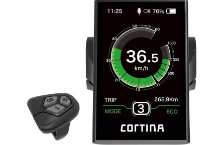 Bafang DP C18 LCD display UART met CORTINA logo