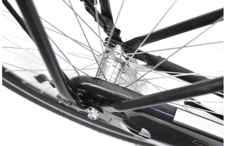 Damesfiets Azor Oklahoma 28" 56 zwart mat