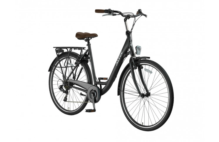Damesfiets Altec Metro 28"/49cm/mat-zwart