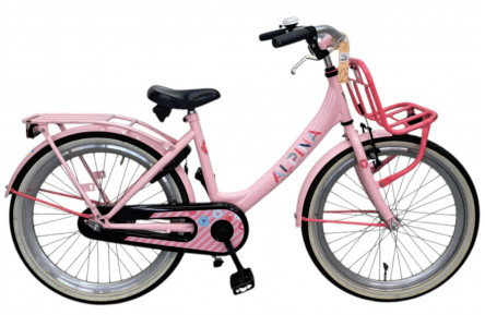 Meisjesfiets Alpina 22"/36cm/rose