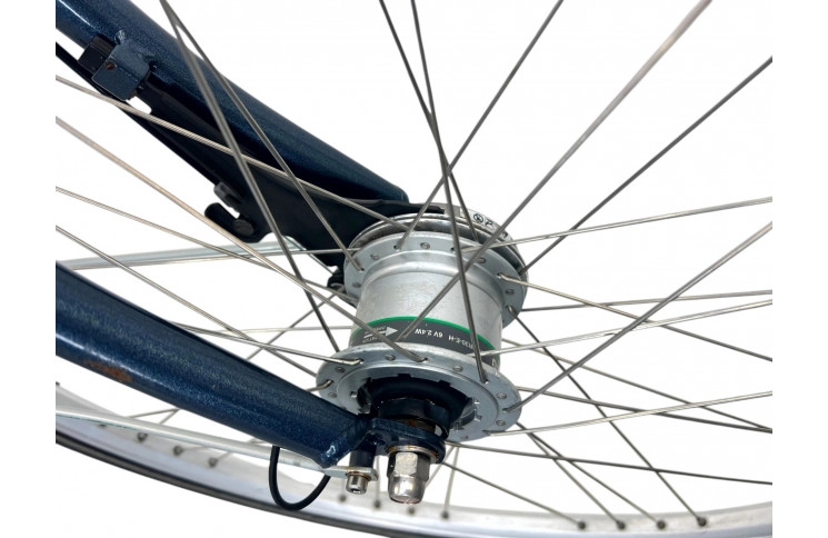 Woman's bicycle Gazelle Xanta W/al/grijs-blauw/28/stad/f53