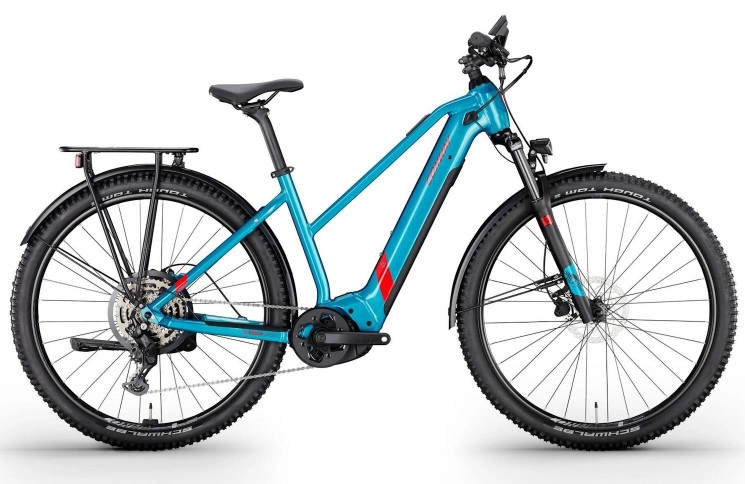 CONWAY Elektrische MTB Hardtail Cairon S 2.0 625 SE №1 29"/49cm-L/9/topaas metallic - rood metallic/02810517