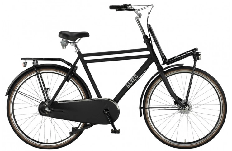Herenfiets Altec Retro Transport 28"/57cm/mat-black