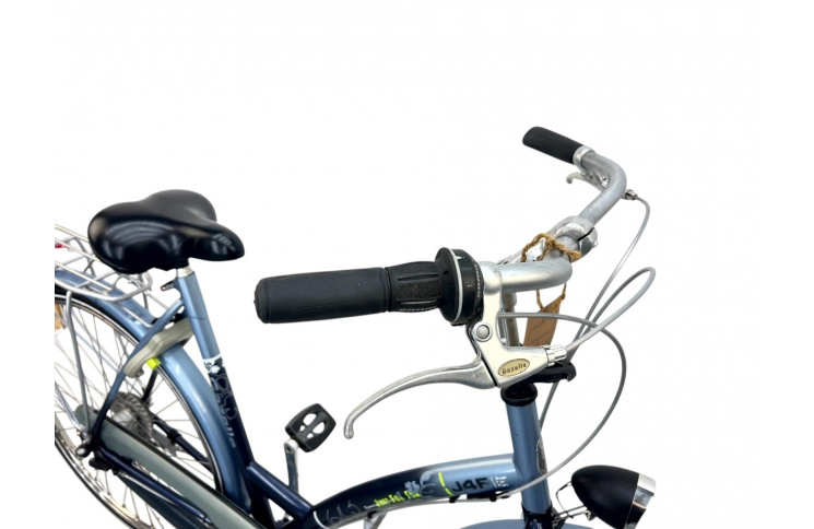 Woman's bicycle Gazelle J4F W/st/blauw/28/stad/f57