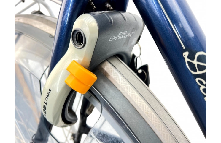 Woman's bicycle Gazelle Davos w/al/blue/28/sity/f50cm