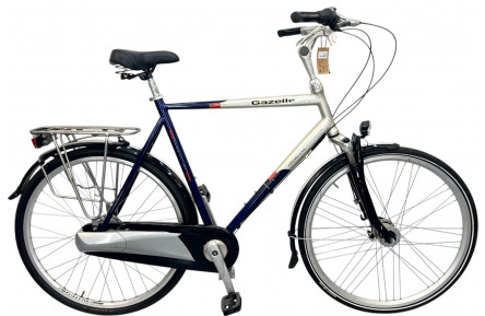 Herenfiets Gazelle Orange 28" 63 cm zilverzwart