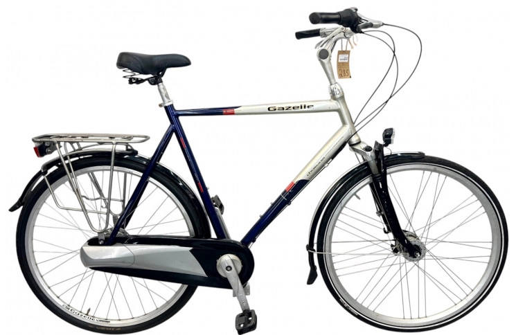 Herenfiets Gazelle Orange 28" 63 cm zilverzwart