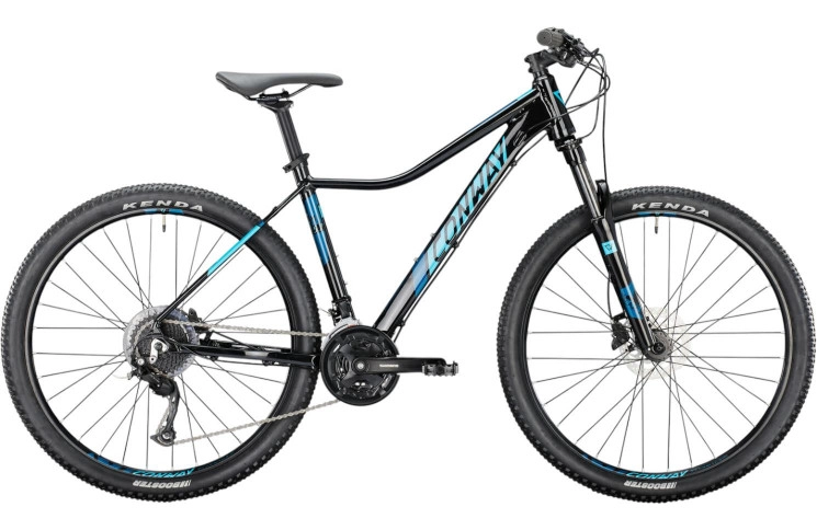 CONWAY MTB Hardtail ML 5.7 27.5"/46cm-M/27/black metallic - turquoise metallic/02891919