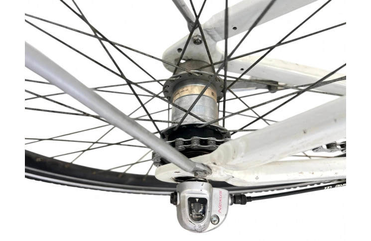 Meisjesfiets Alpina Legend 24"/26cm/wit-grijs