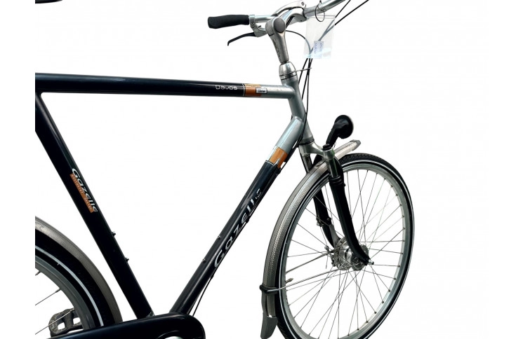 Herenfiets GAZELLE DAVOS 28"/64cm/Zwart-grijs