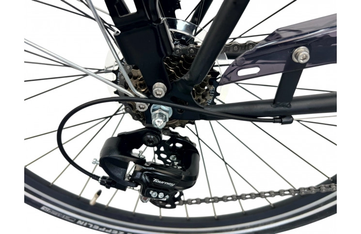 Damesfiets Altec Verona 28inch 56cm 7s Mat Zwart