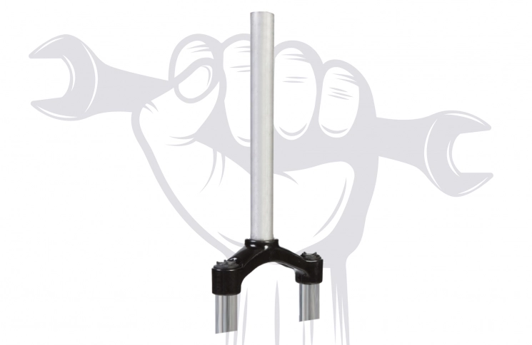 Nabewerken van schroefdraad van vorkbuis