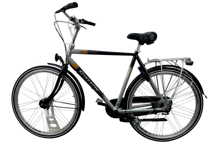 Herenfiets Gazelle Chamonix 28"/60cm/zwart-grijs