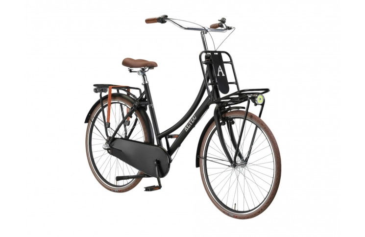 Damesfiets Altec Vintage 28"/57cm/Mat-zwart/Transportfiets/N-3