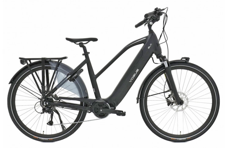 VOGUE E-BIKE, SLX M420, 9DR SHIMANO, 51CM, MATT-BLACK-GREY HYDRAULIC BRAKE SYSTEM BAFANG M420 SLX MATT-BLACK 14.5Ah 522Wh (1000425) KLEUR LCD C18