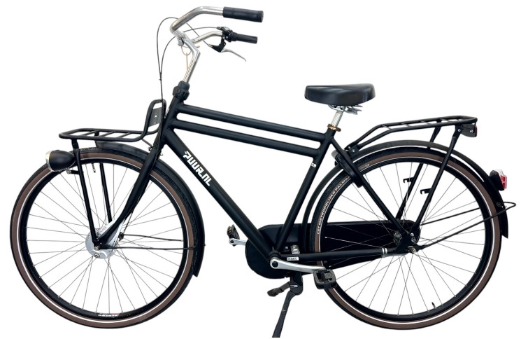 Herenfiets Gazelle Puur NL 28"/54cm/zwart