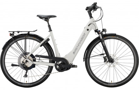 BRENNABOR Elektrische trekkingfiets T-66e 28"/45cm-S/10/telegrijs mat - sterk koel grijs mat/02502912