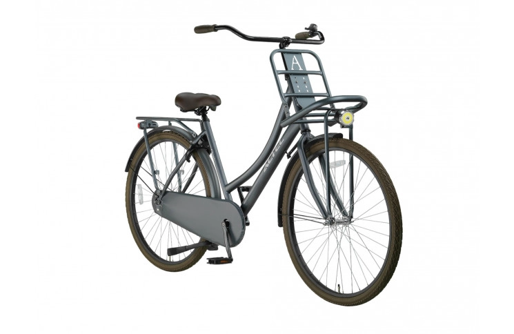 Damesfiets Altec Classic Transport 28"/53cm/donker-grijs
