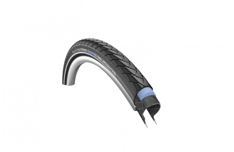 Schwalbe Marathon plus (Smartguard 5 mm Pannenschutz), Schwarz mit Reflexion, 28x1.75, ETRTO 47-622