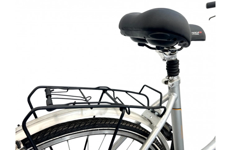 Damesfiets Bikkel w/silver/al/sity/28/51cm