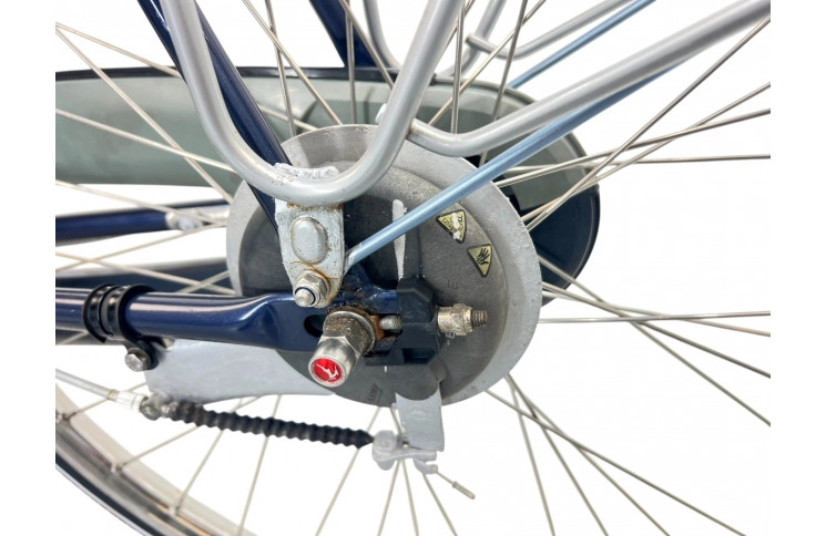 Woman's bicycle Gazelle J4F W/st/blauw/28/stad/f57