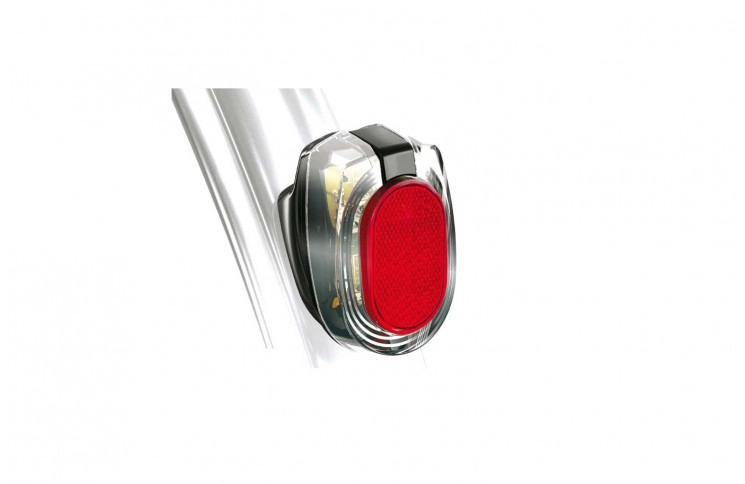 Busch & Muller Secula LED Battery Rear Light with Parking Light, Mudguard Mount, Black