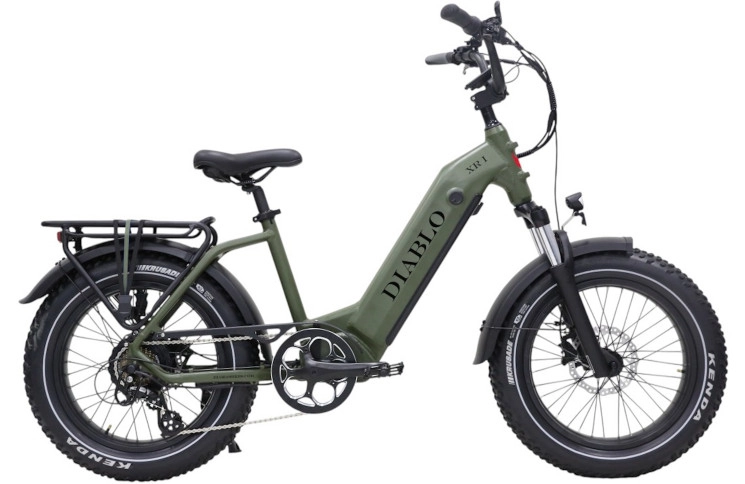E-BIKE Diablo XR1 20"/Matt-Groen/15Ah 720Wh AKM 60Nm