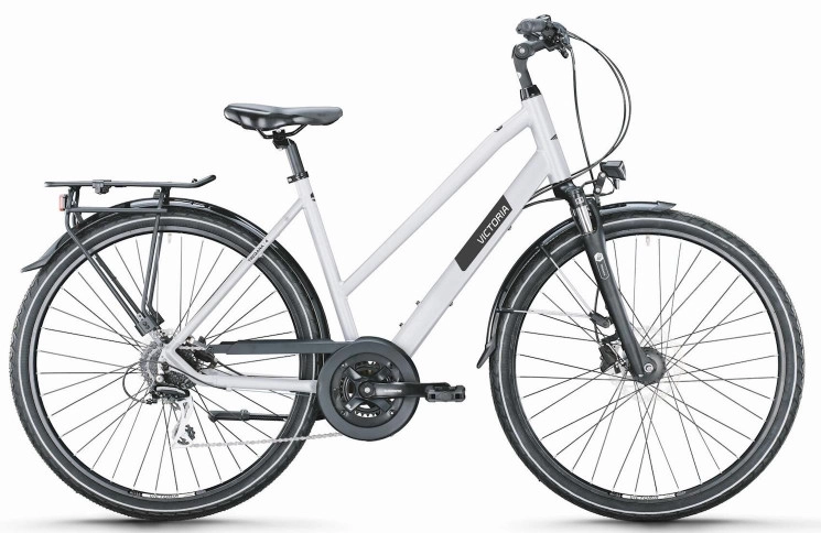 VICTORIA Trekkingfiets TREQANA 4 28"/46cm-S/24/magisch wit/02986164