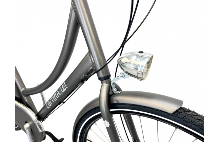 Damesfiets Cortina U4 D/al/grijs/28/transp/f57