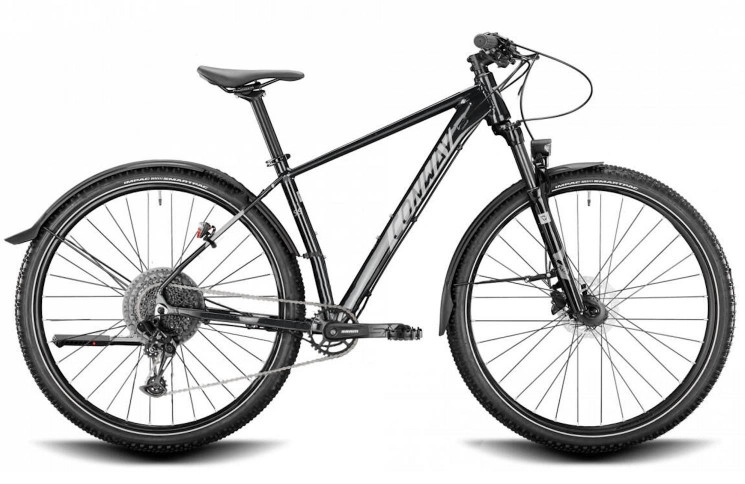 CONWAY MTB city MC 5.9 29"/41cm-S/12/zwart metallic - zilver mat/02891281