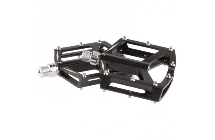 Tecora E pedaal 9/16" BMX/ ATB vlak pinnen zwart