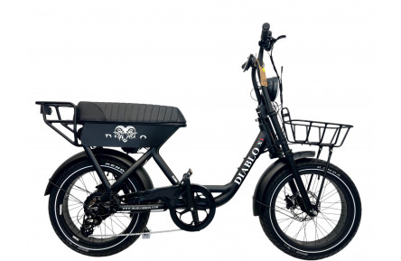 DIABLO E-BIKE, X1, 7DR SHIMANO, HYDRAULIC, MATT-BLACK, 1000458 ACCU (15AH,48V,720WH)