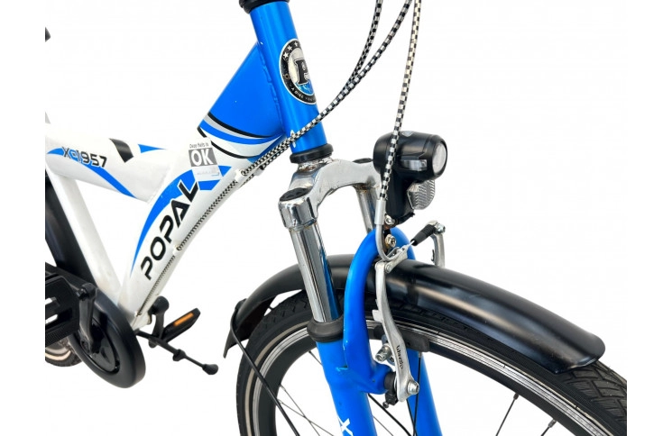 Jongensfiets Popal X1957 J/al/bl-wit/24/f40