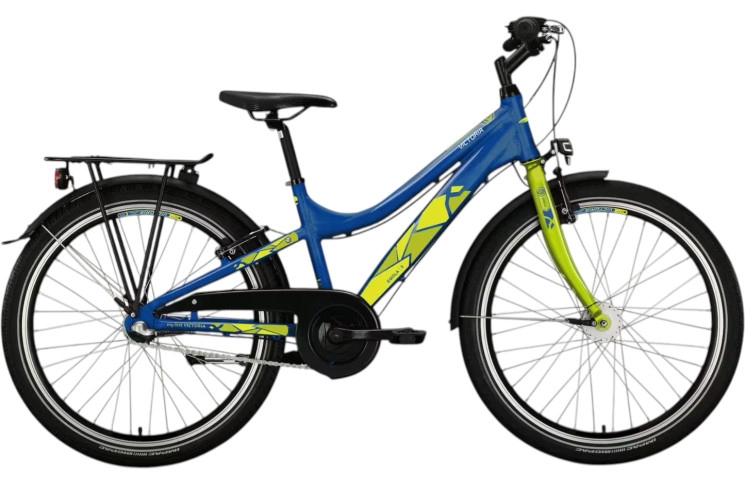 VICTORIA Jeugdfiets "EQOLA 3" 24"/34cm-M/funfair blue/02985083