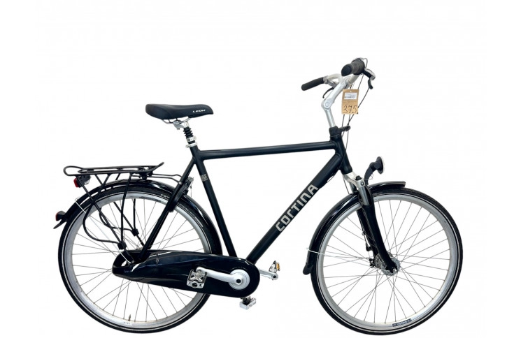 Herenfiets Cortina R7 28" XL/61 zwart matt