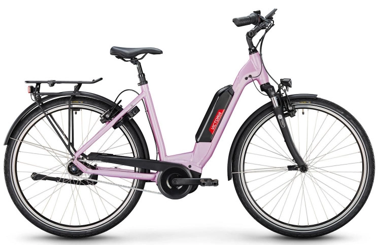 VICTORIA Elektrische trekkingfiets Cysalo 7 28"/52cm/7/platinagrijs/0291051A