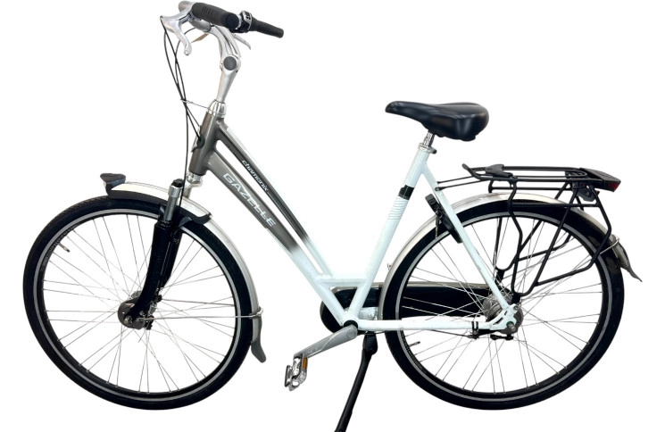 Woman's bicycle Gazelle Chamonix 28"/58cm/White-gray