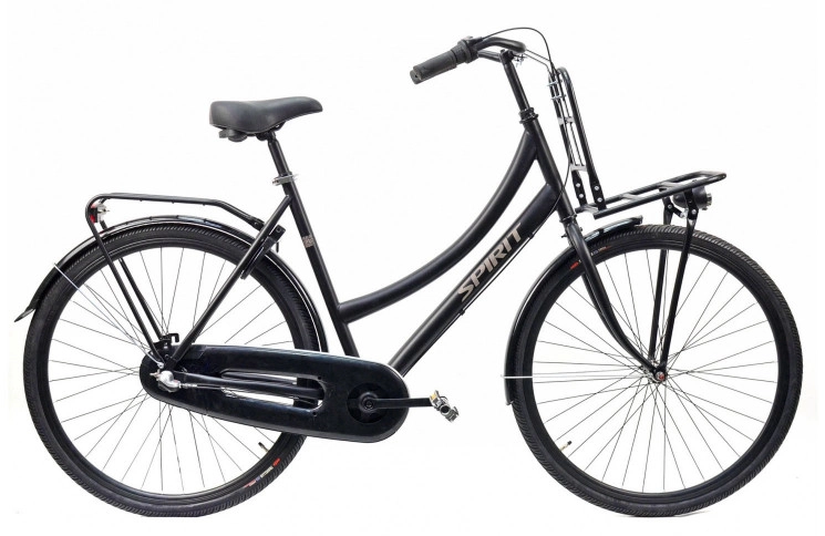 Transportfiets Spirit Cango 28" L/57 mat zwart